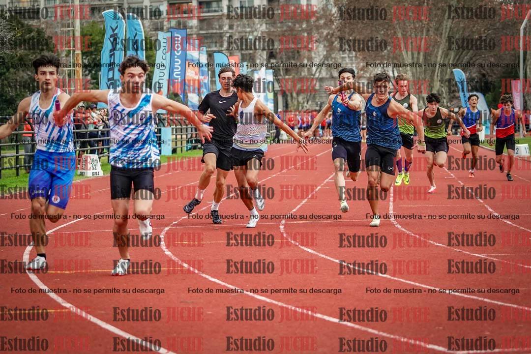Fotos de las Postas 4x100 m de varones