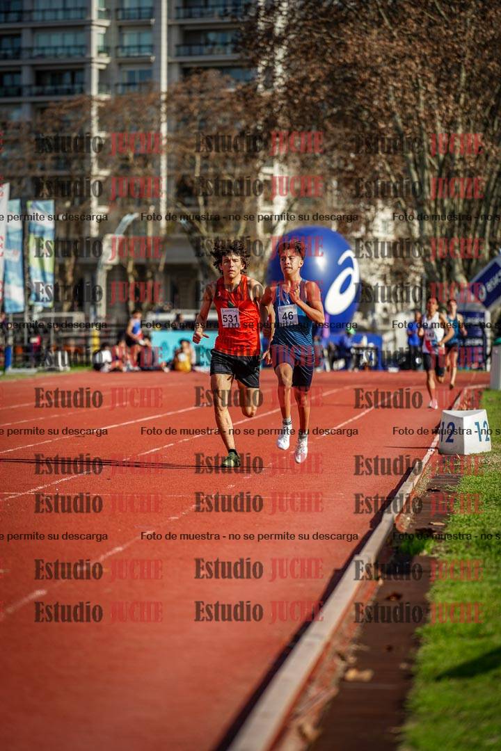 Fotos de los 1500 m de varones - decatlón 10