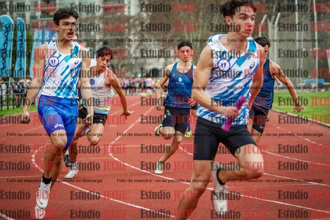 Fotos de las Postas 4x100 m de varones
