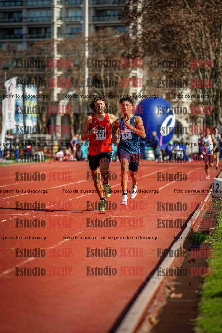 Fotos de los 1500 m de varones - decatlón 10
