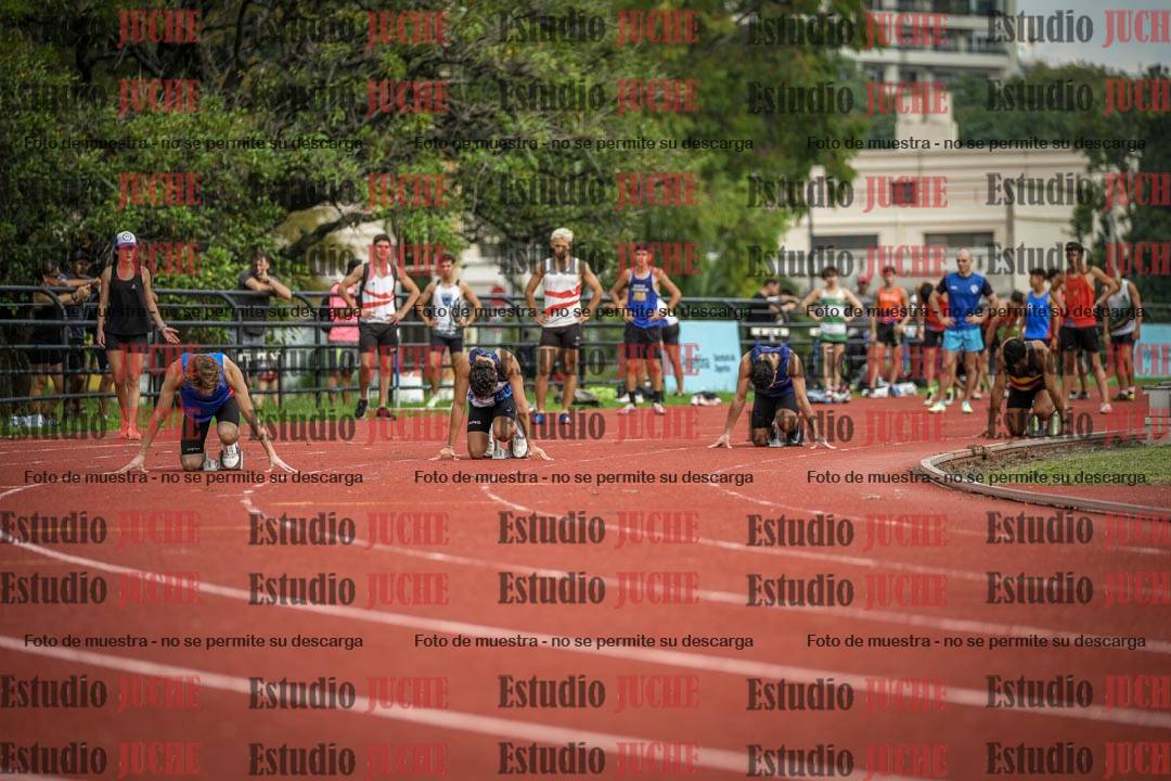 Fotos de los 200 m llanos de varones