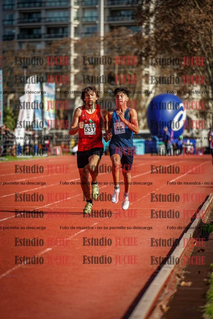 Fotos de los 1500 m de varones - decatlón 10