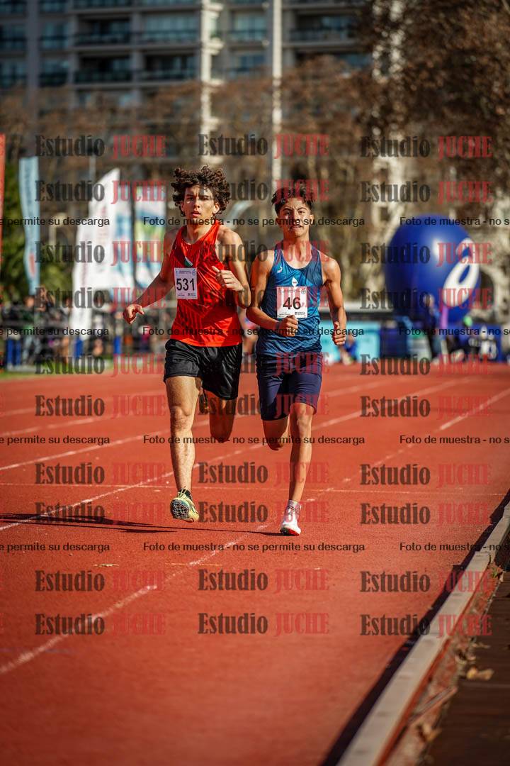 Fotos de los 1500 m de varones - decatlón 10