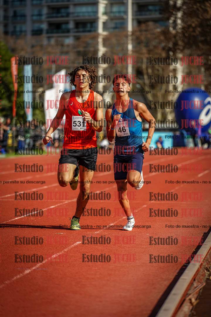 Fotos de los 1500 m de varones - decatlón 10