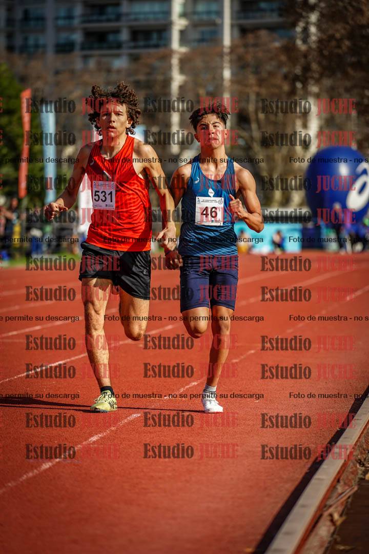 Fotos de los 1500 m de varones - decatlón 10