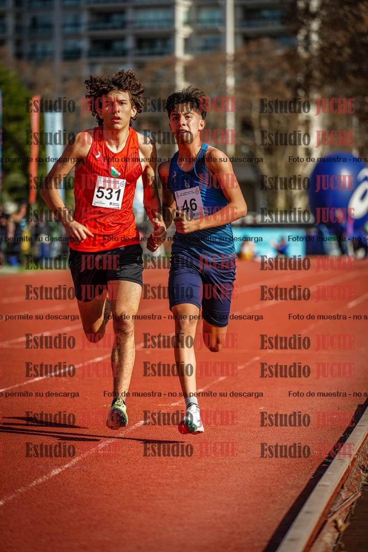 Fotos de los 1500 m de varones - decatlón 10