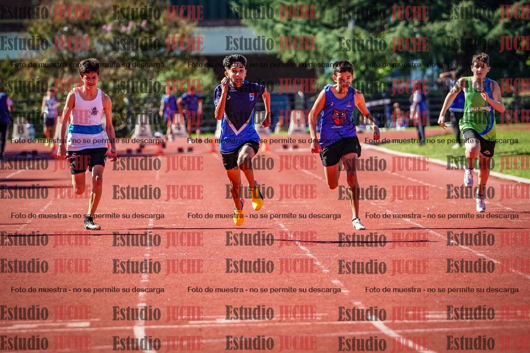 Fotos de los 80 m de varones