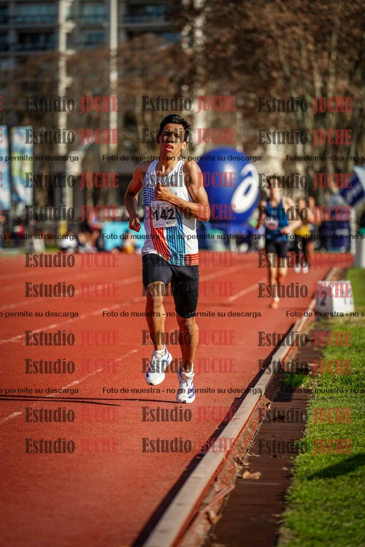 Fotos de los 1500 m de varones - decatlón 10