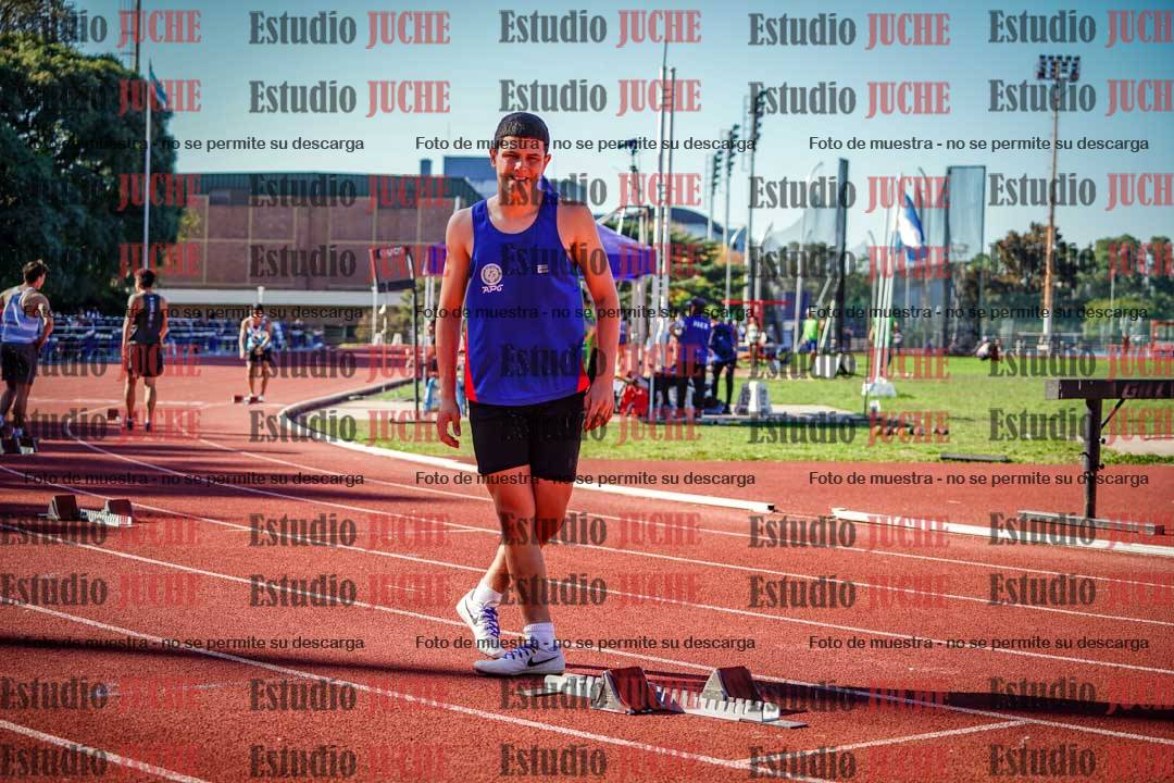 Fotos de los 400 m llanos de varones
