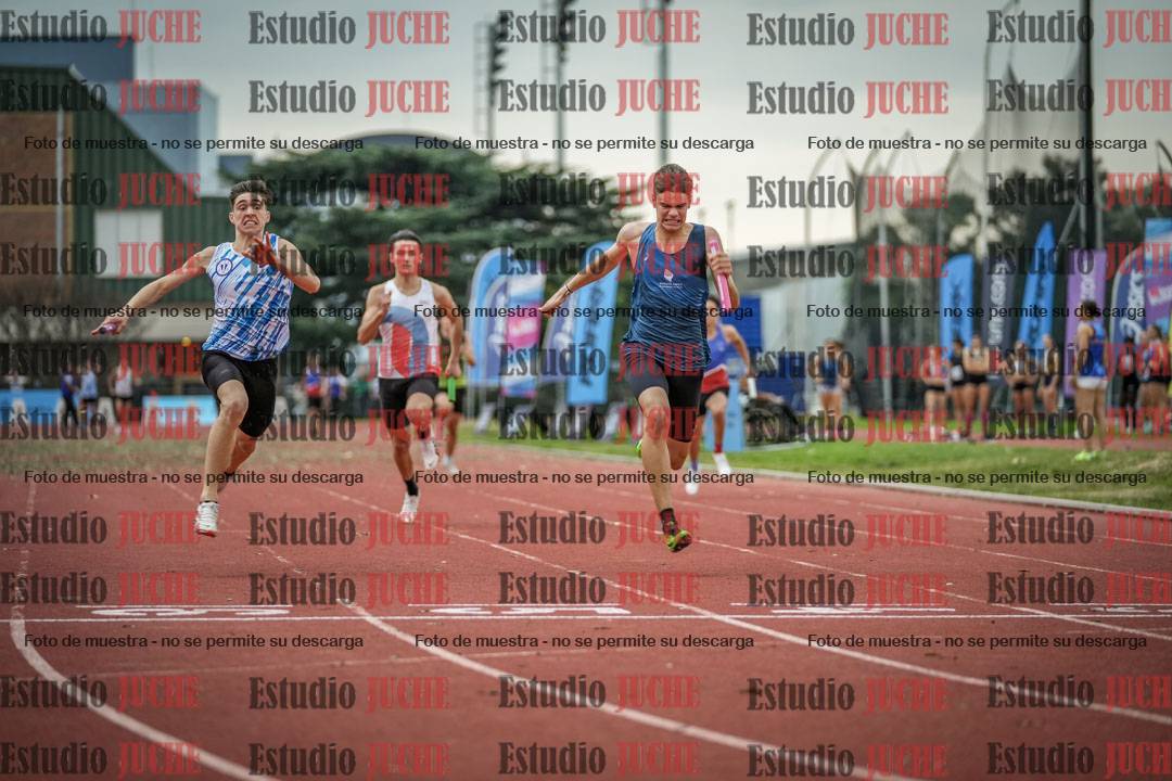 Fotos de las Postas 4x100 m de varones