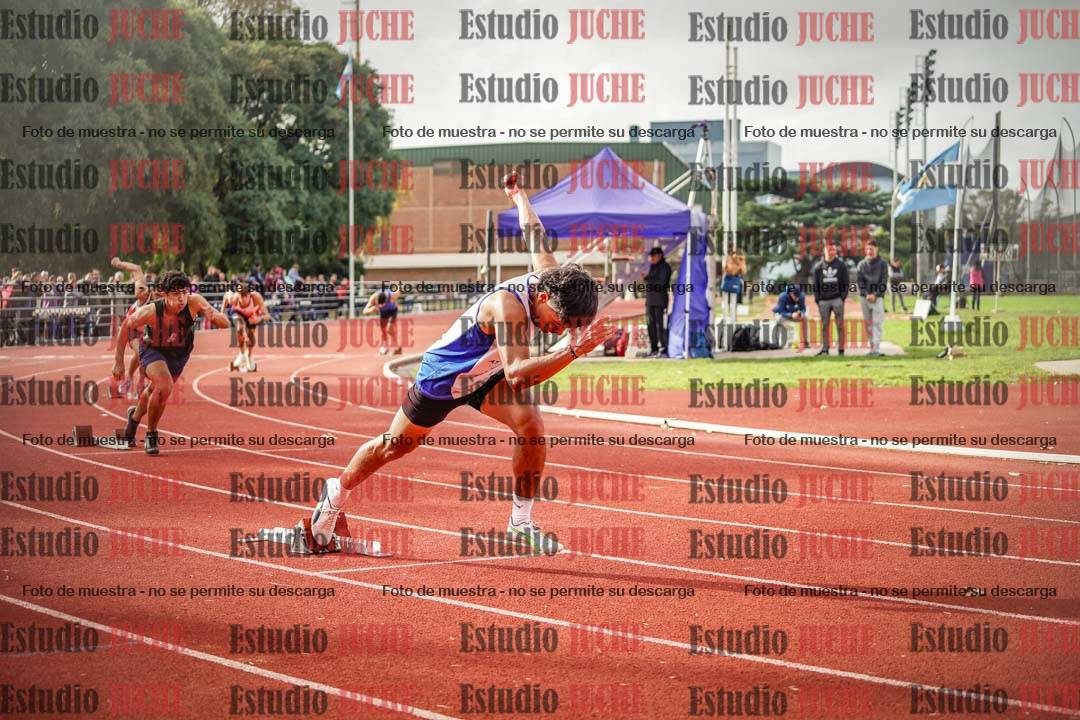 Fotos de los 400 m llanos de varones