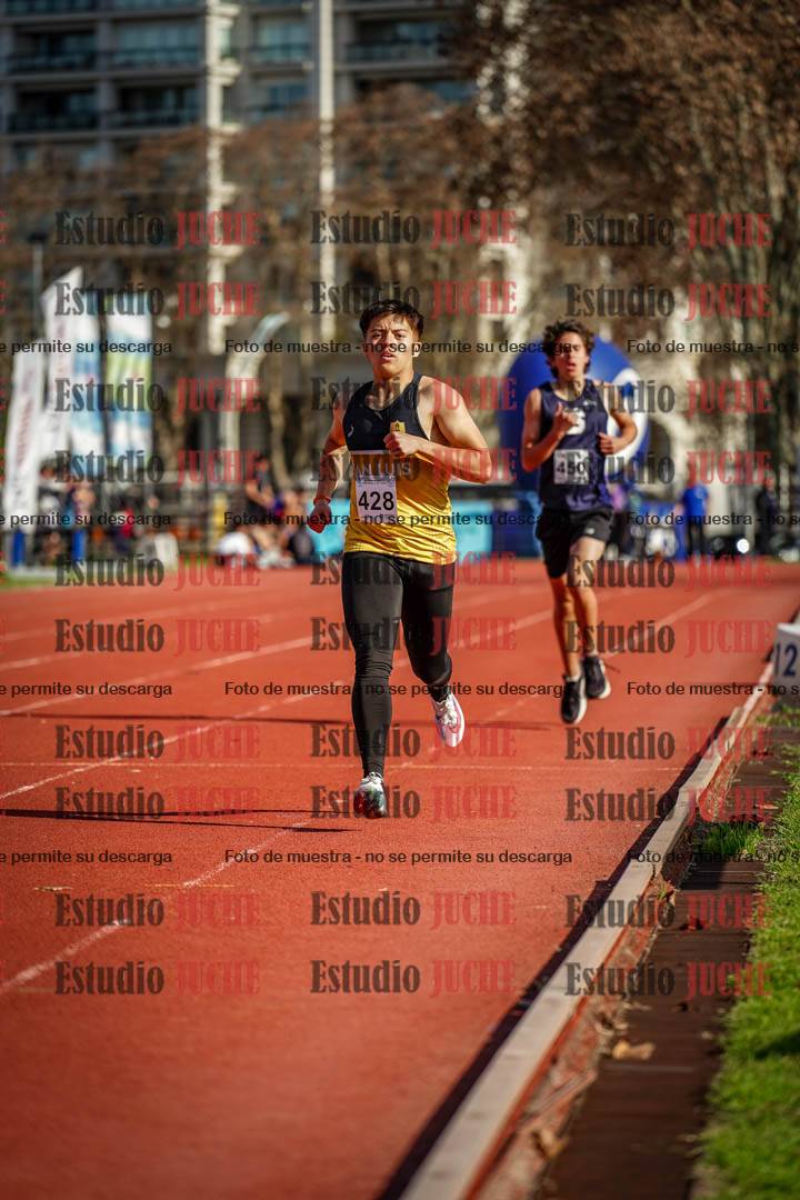 Fotos de los 1500 m de varones - decatlón 10