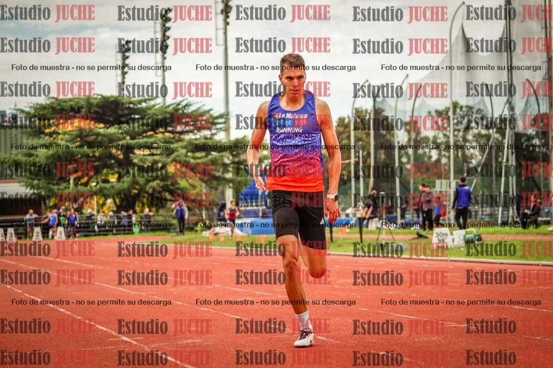 Fotos de los 400 m llanos de varones