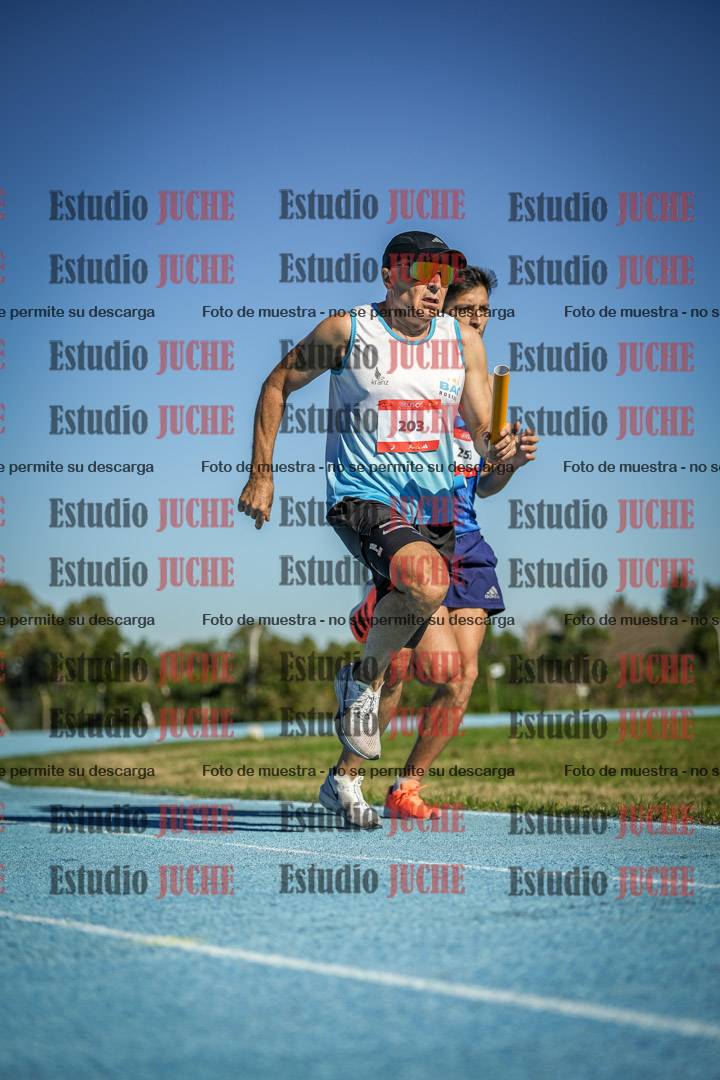 Fotos durante los relevos