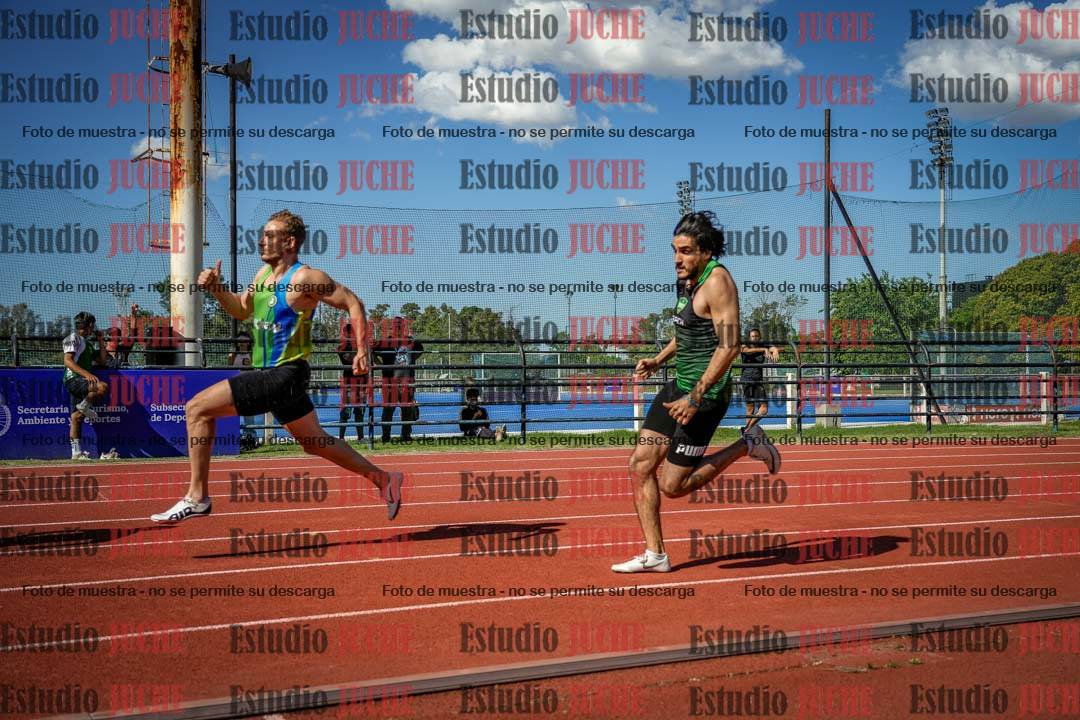 Fotos de los 200 m llanos de varones