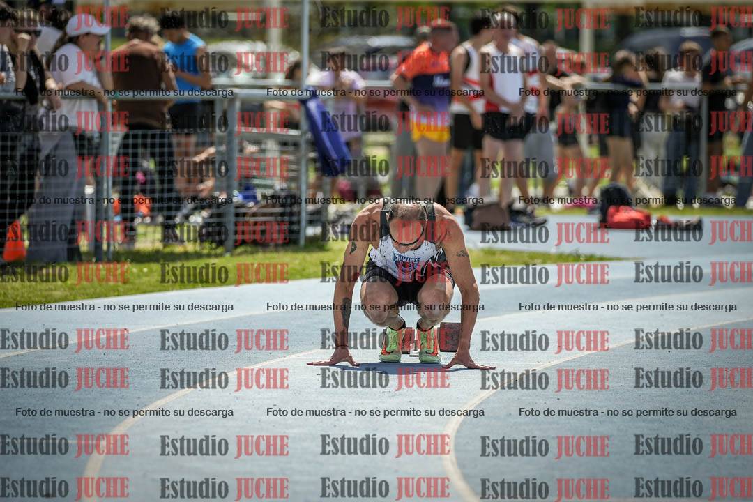 Fotos de los 400 m llanos de varones