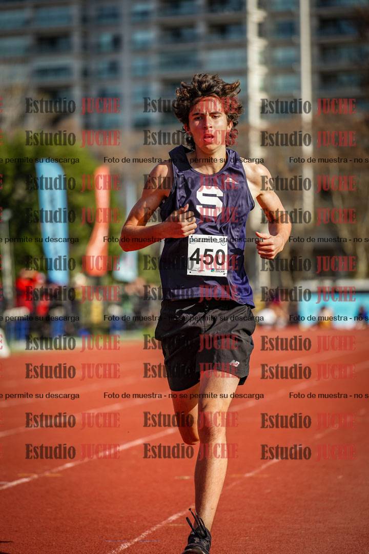 Fotos de los 1500 m de varones - decatlón 10