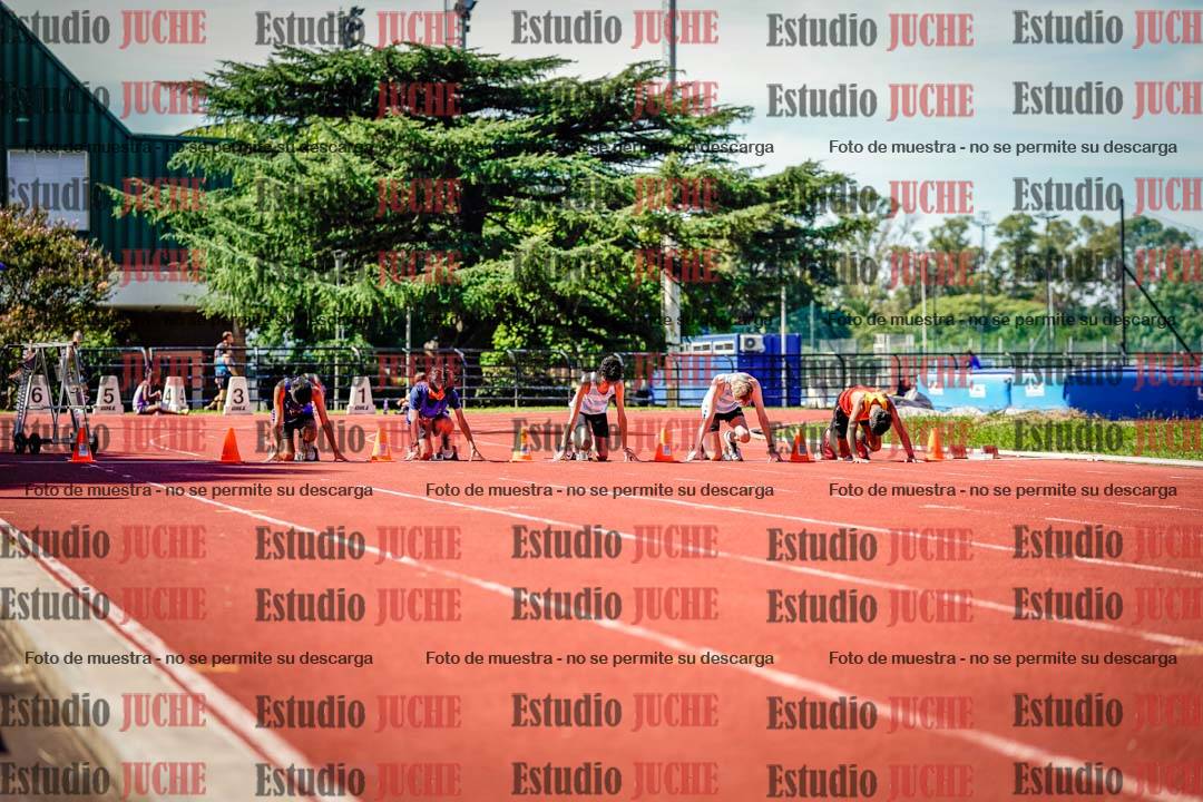 Fotos de los 80 m de varones