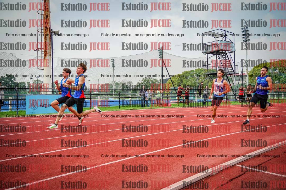 Fotos de los 200 m llanos de varones