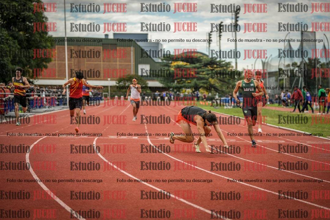Fotos de los 400 m llanos de varones