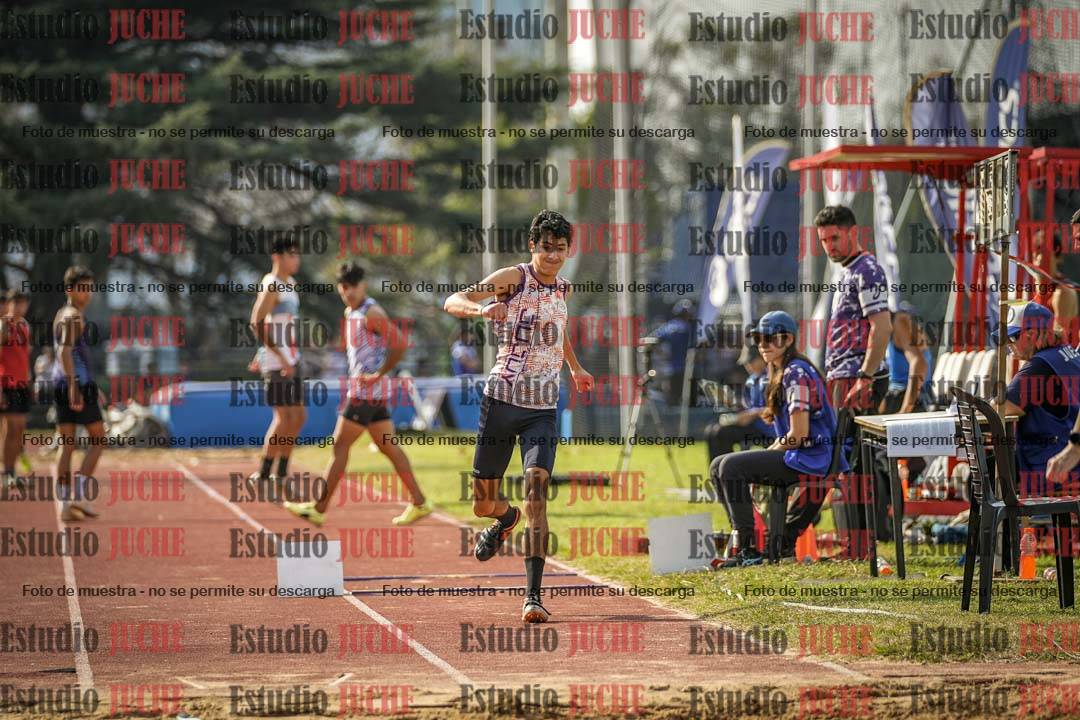 Fotos del salto en largo de varones