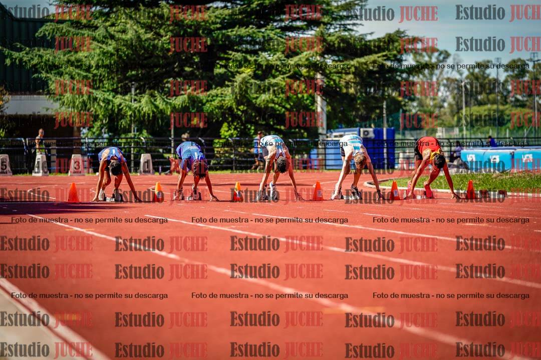 Fotos de los 80 m de varones