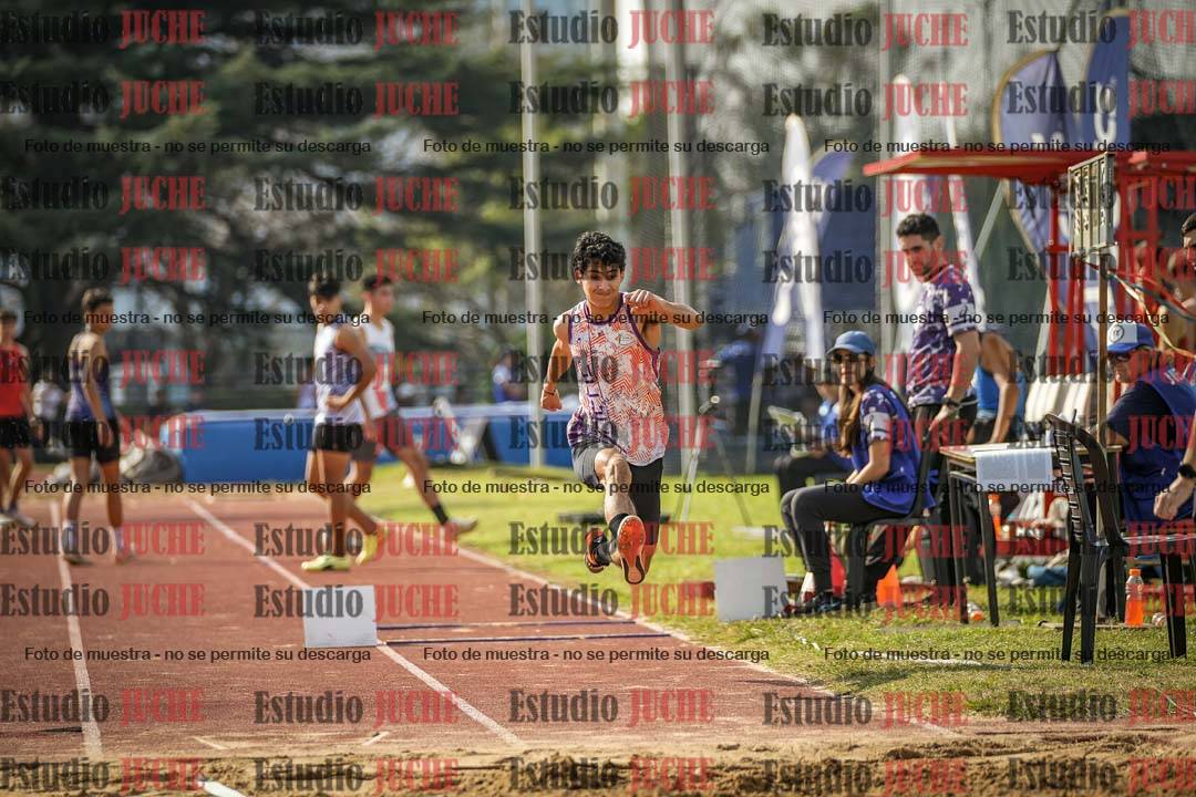 Fotos del salto en largo de varones