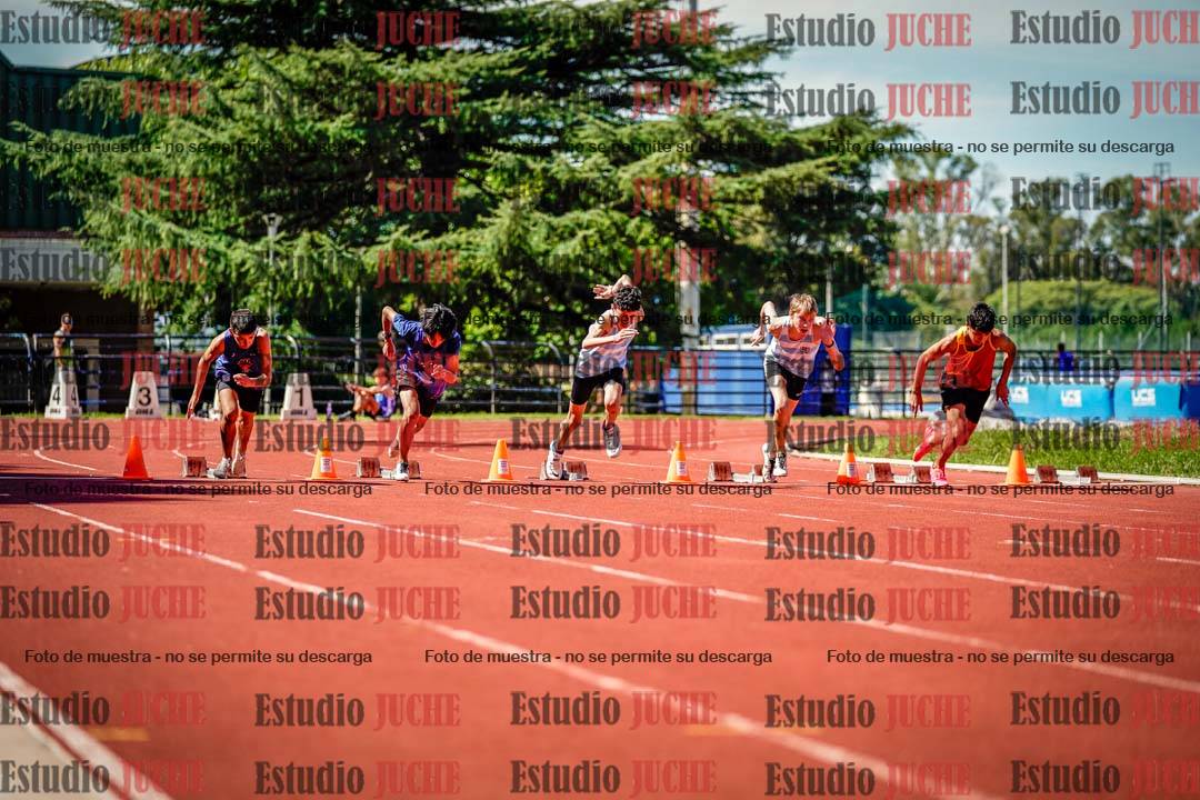 Fotos de los 80 m de varones