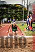 Fotos del salto triple de mujeres y varones