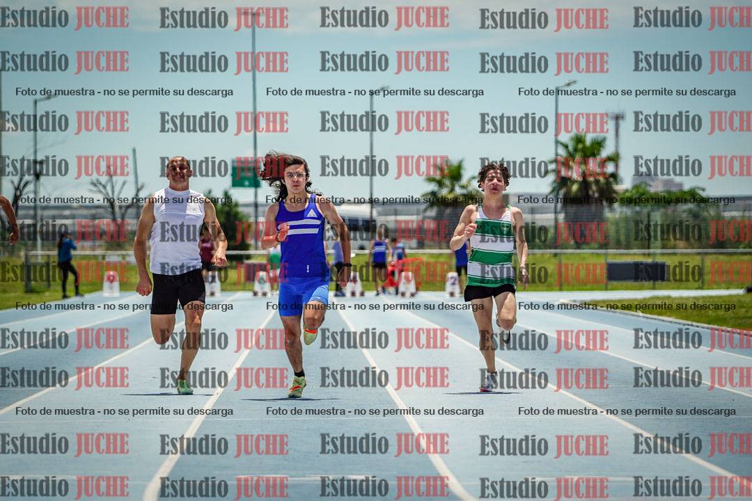 Fotos de los 100 m llanos de varones