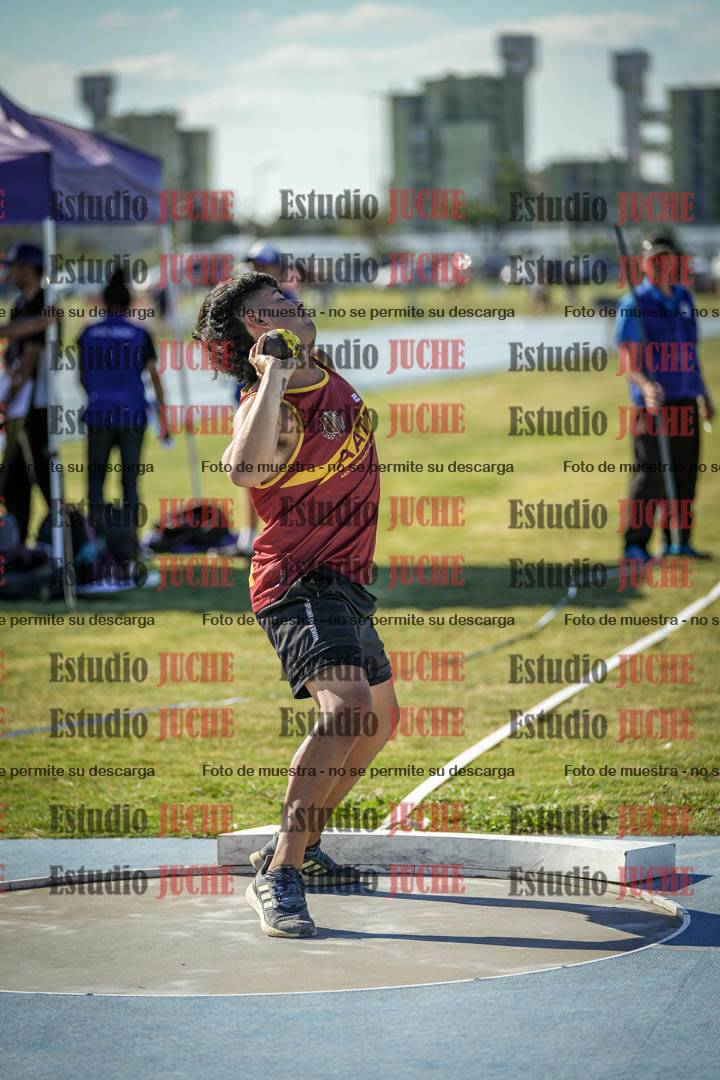 Fotos del lanzamiento de bala de varones