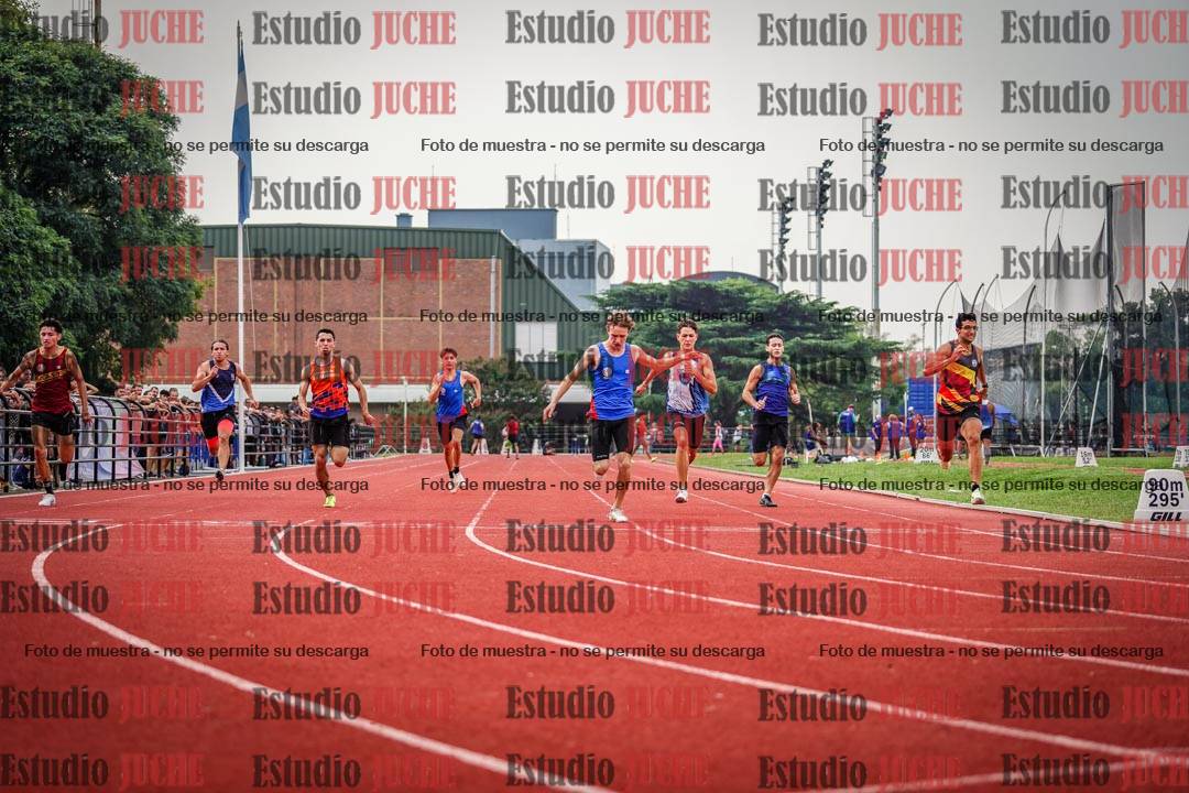 Fotos de los 200 m llanos de varones