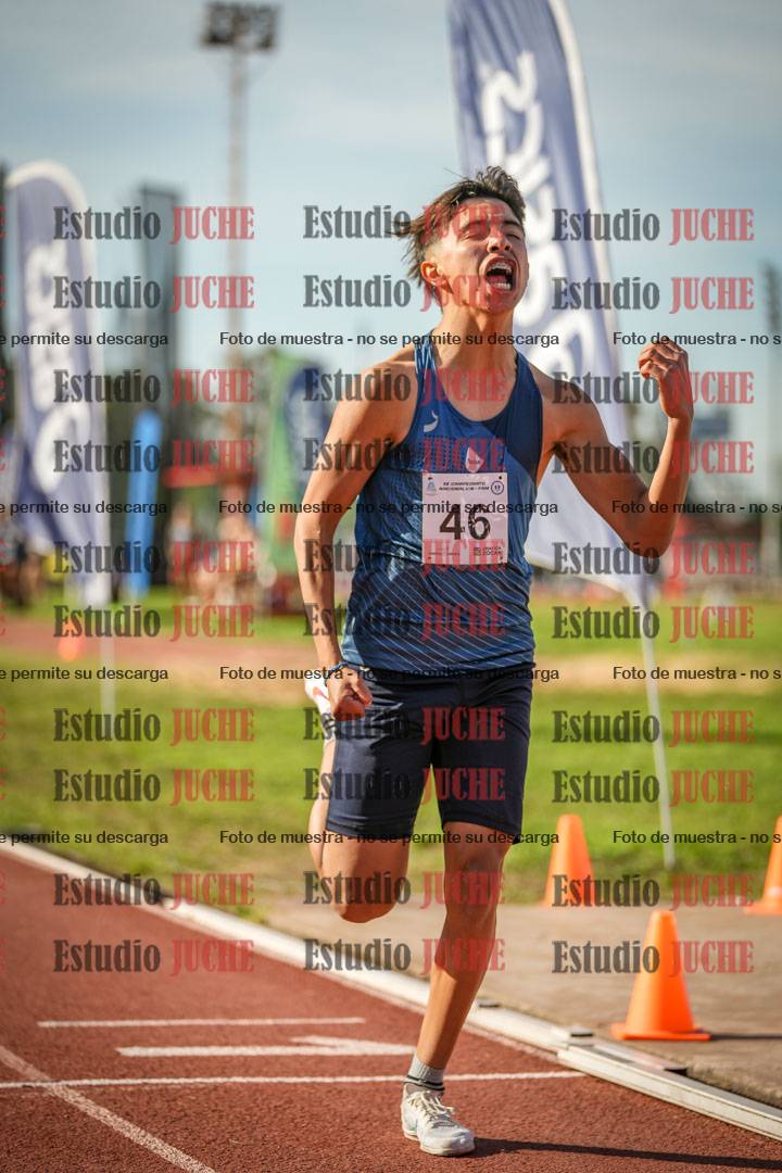Fotos de los 1500 m de varones - decatlón 10