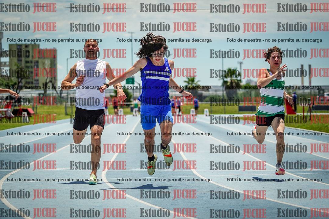 Fotos de los 100 m llanos de varones