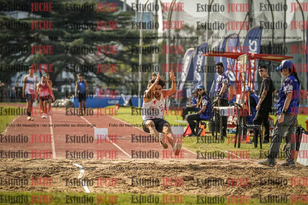 Fotos del salto en largo de varones