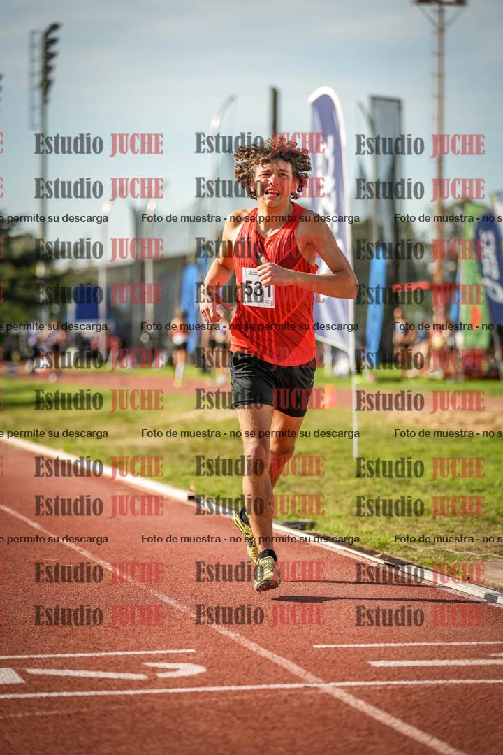 Fotos de los 1500 m de varones - decatlón 10
