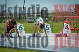 Fotos de los 100 m llanos de varones