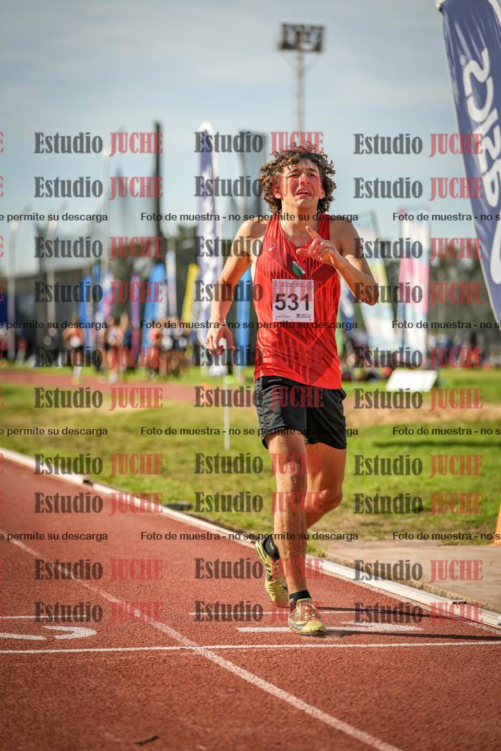 Fotos de los 1500 m de varones - decatlón 10
