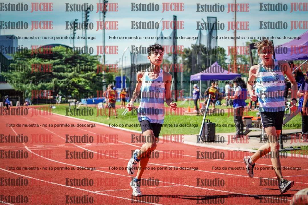 Fotos de los 80 m de varones
