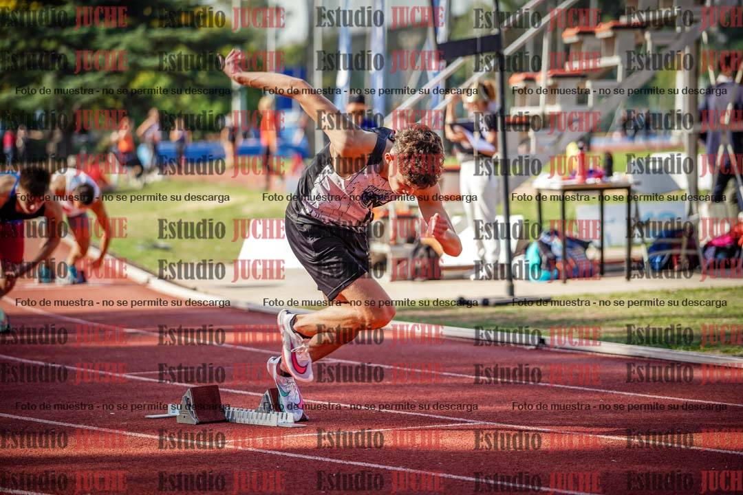 Fotos de los 400 m llanos de varones