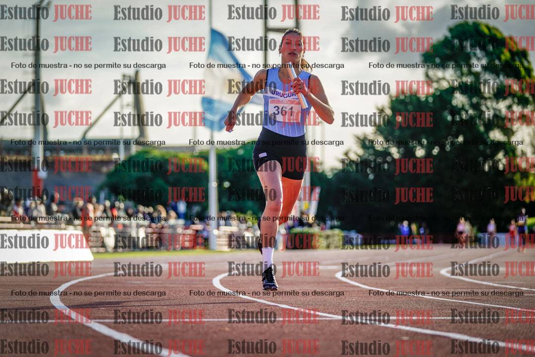 Fotos de los relevos 4x100 m de mujeres
