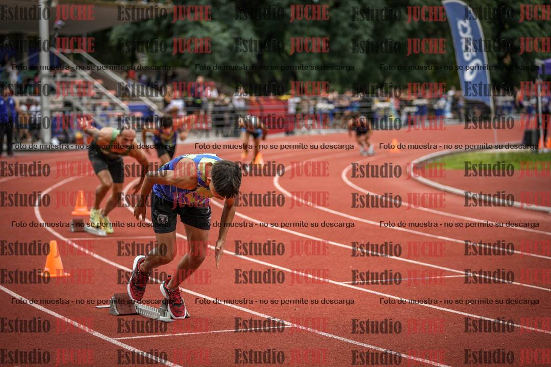 Fotos de los 400 m llanos de varones