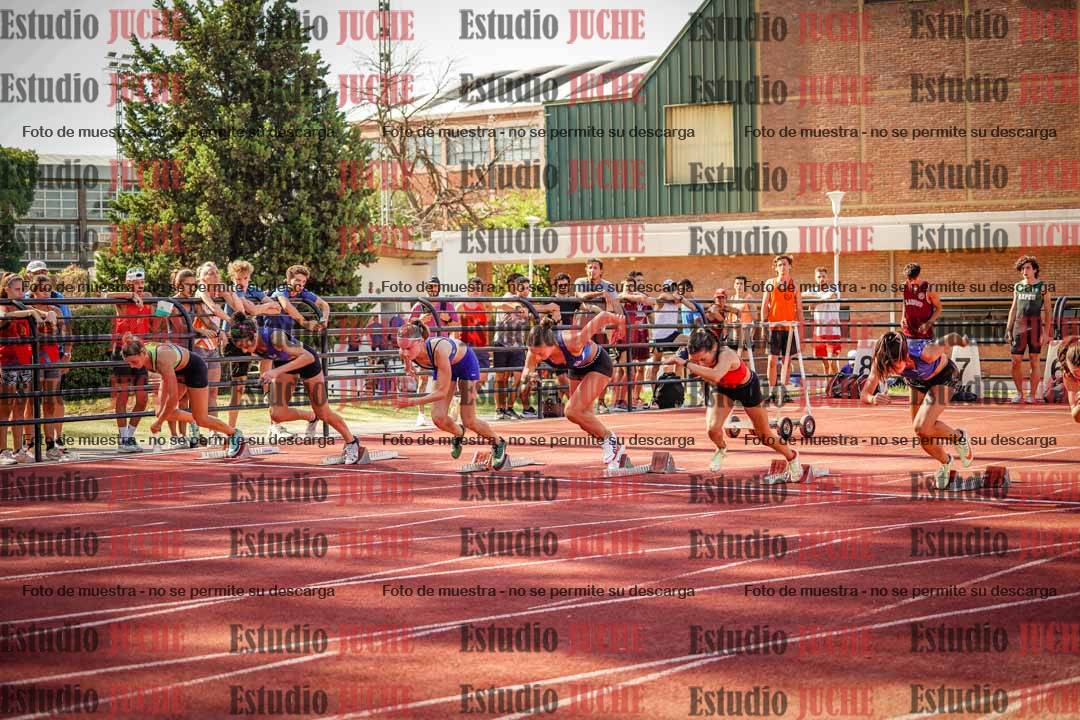 Fotos de los 100 m llanos de mujeres - FINAL U20