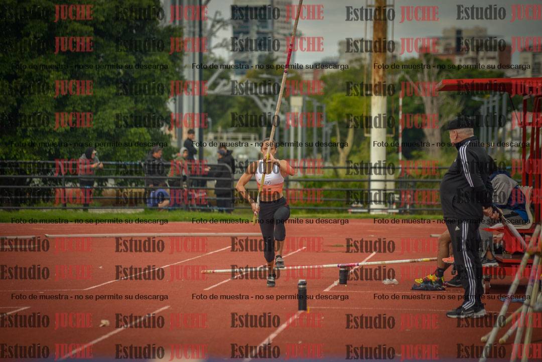 Fotos del salto con garrocha de mujeres y varones