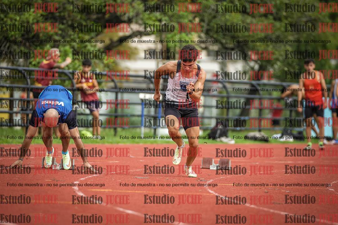 Fotos de los 200 m llanos de varones