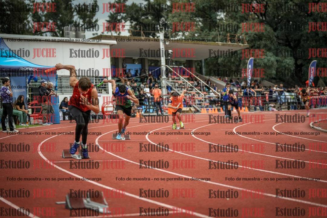 Fotos de las Postas 4x100 m de varones