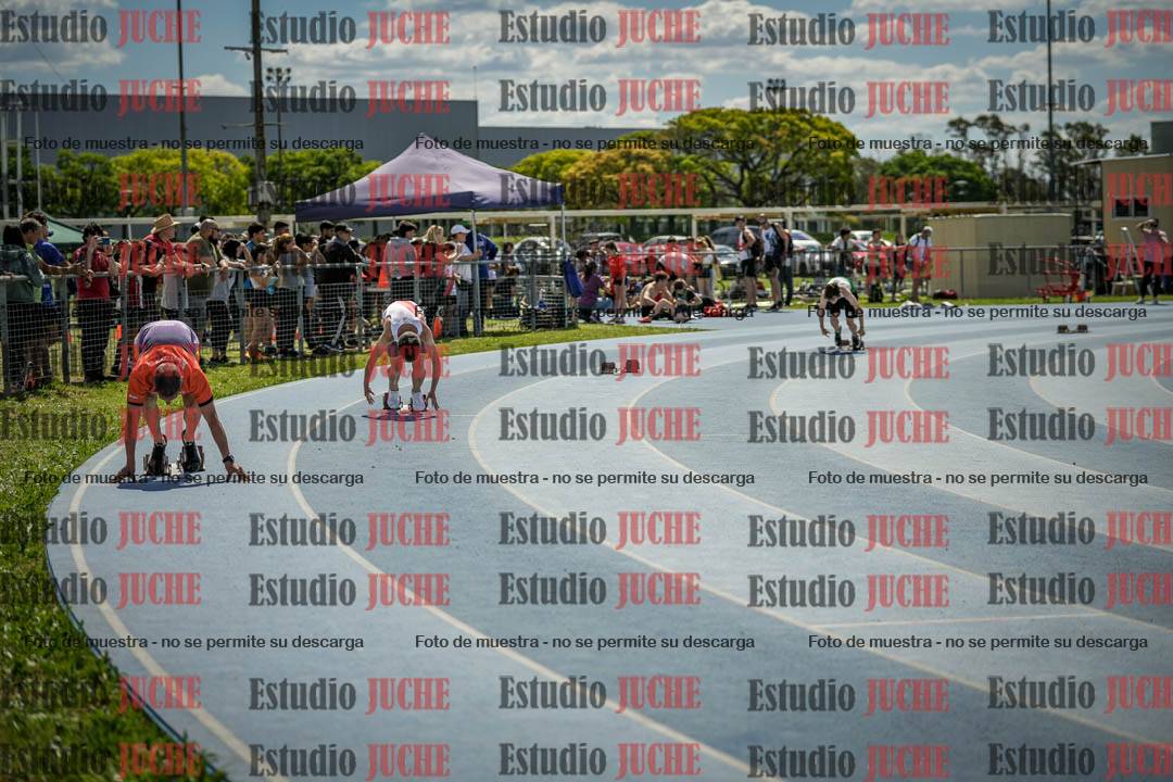Fotos de los 400 m llanos de varones