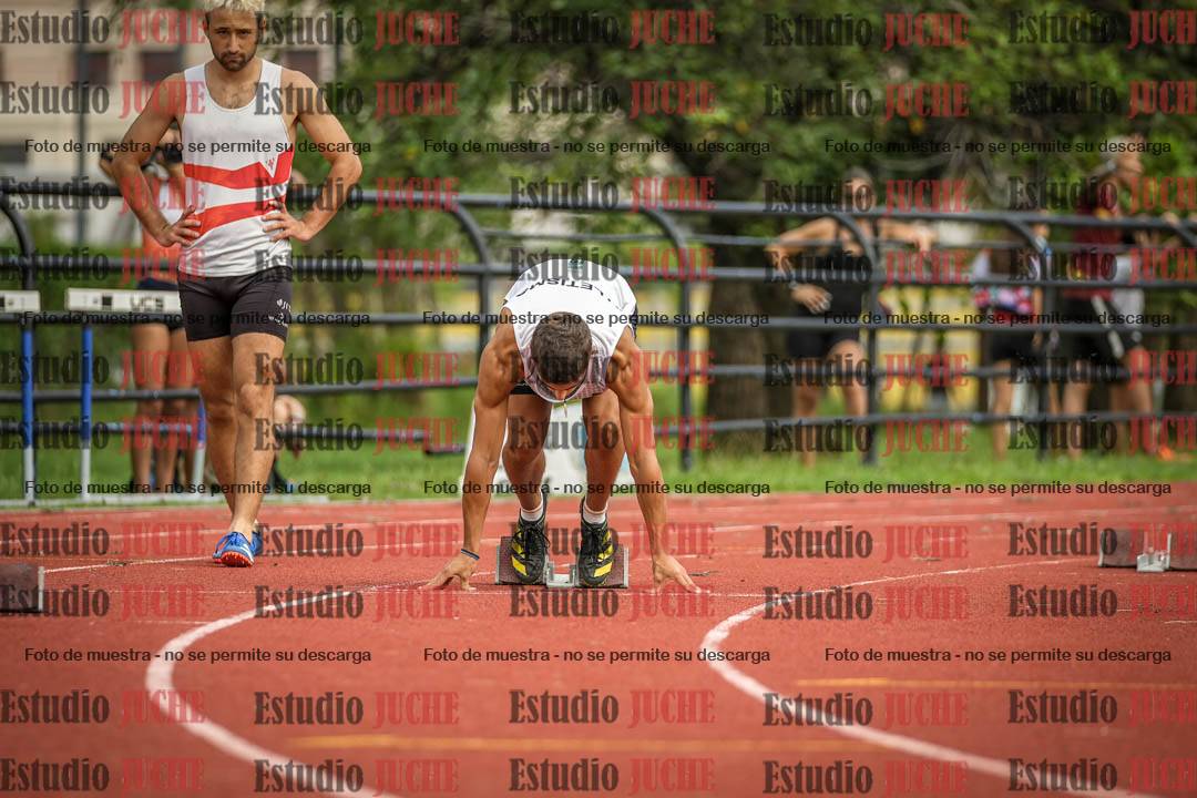Fotos de los 200 m llanos de varones