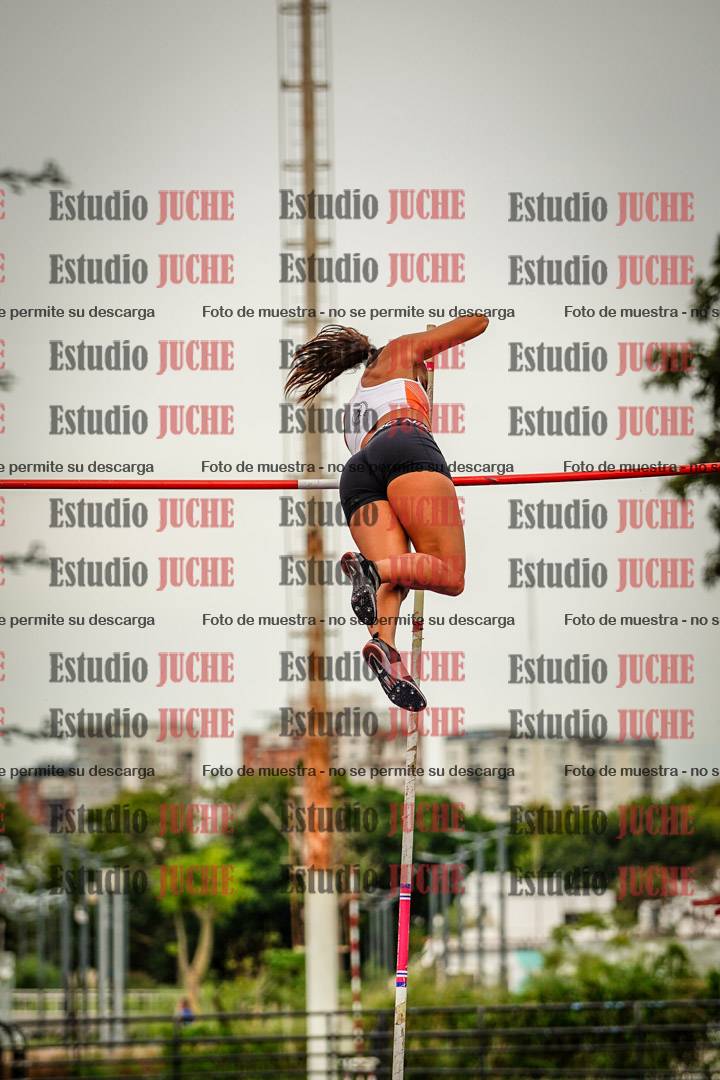 Fotos del salto con garrocha de mujeres y varones