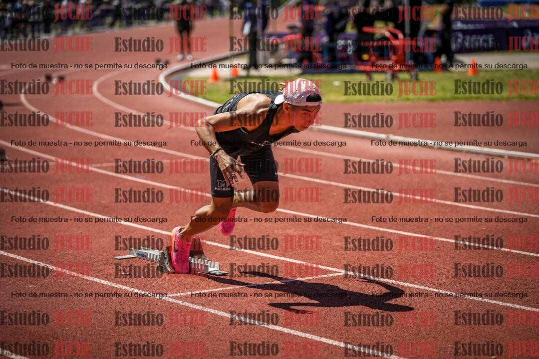 Fotos de los 400 m llanos de varones